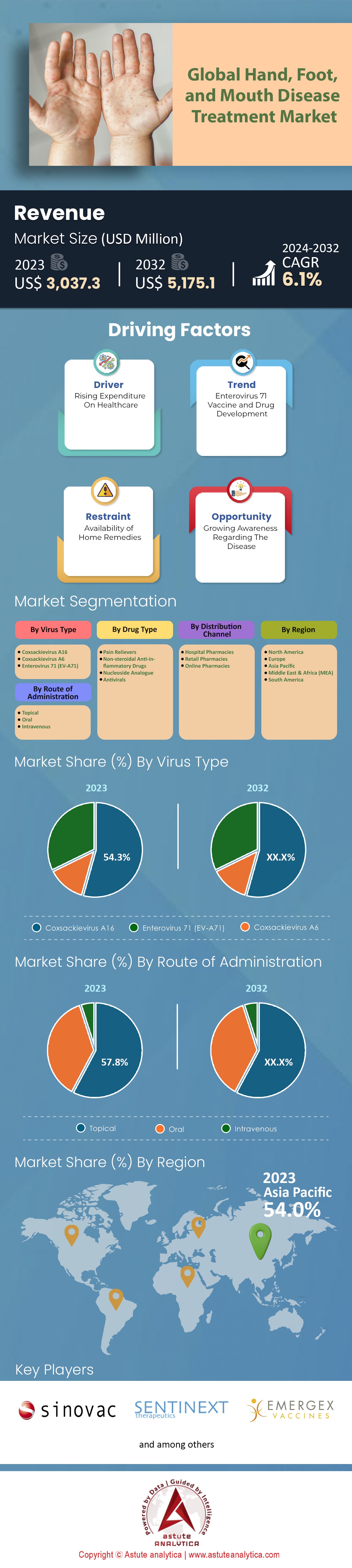 手足口病治療市場